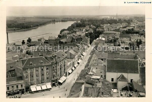 Osijek Croatia Fliegeraufnahme Bulevar JNA