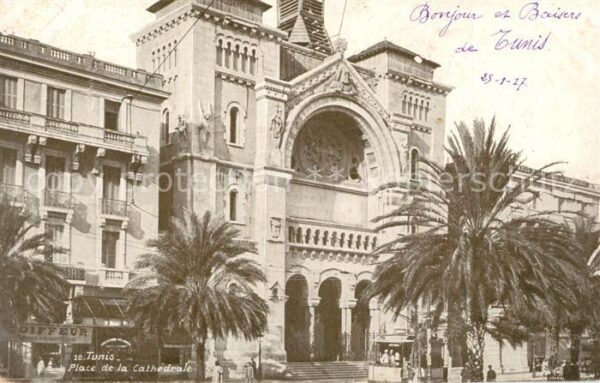 Tunis Place de la Cathedrale