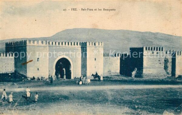 Fes Fez Maroc Bab Frou les Remparts