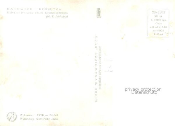 Koszutka Placu Grunwaldzkim – Bild 2