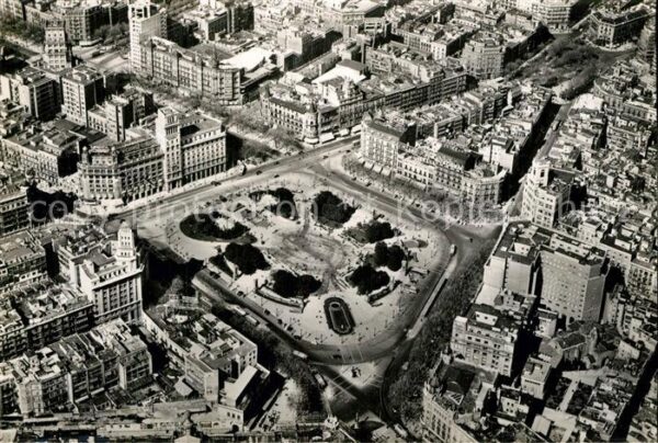 Barcelona Cataluna Fliegeraufnahme