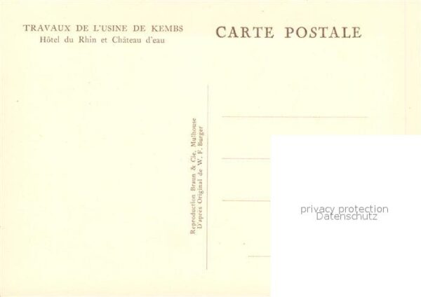 Kembs Elsass Travaux de l’Usine Hotel du Rhin et Cha – Bild 2