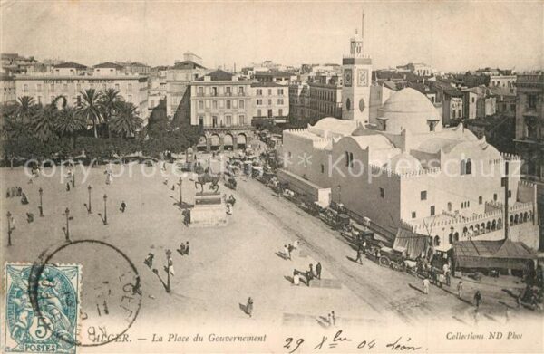 Alger Algerien La Place du Gouvernement
