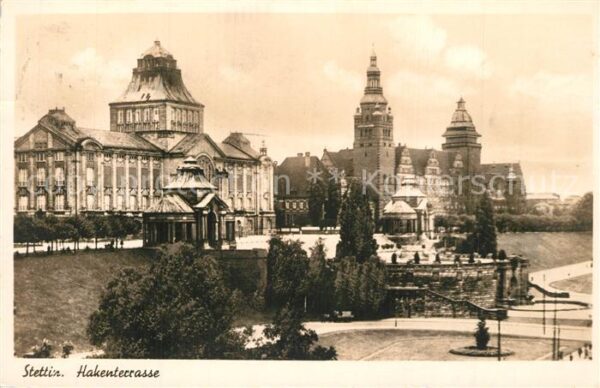Stettin Szczecin Pommern Hakenterrasse