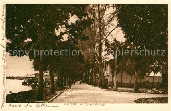 Cantho Can Tho La rue du Quai