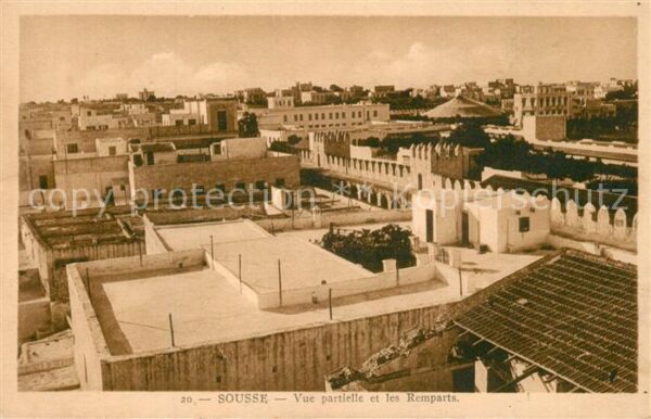 SOUSSE  Tunesie Panorama Remparts