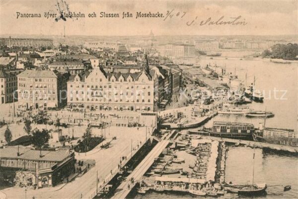 Stockholm Panorama Slussen Mosebacke