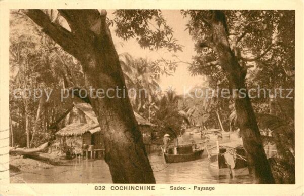 Sadec Cochinchin Paysage