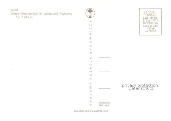 Litzmannstadt Lodz Wohnhäuser – Bild 2