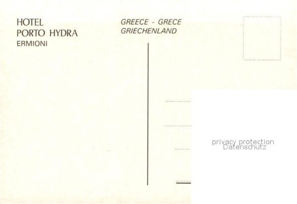 Hydra Greece Fliegeraufnahme Hotel Porto – Bild 2