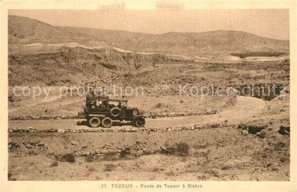 Tozeur Route de Tozeur a Biskra
