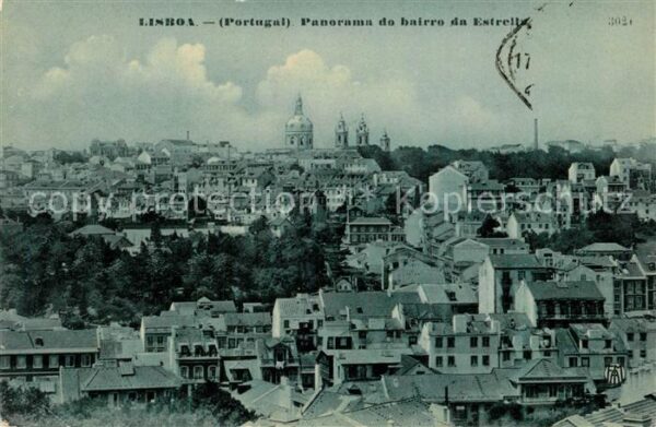 Lisboa Panorama do bairro da Estrella