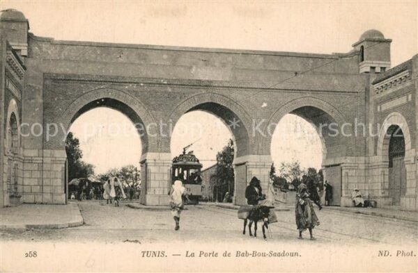 Tunis La Porte de Bab Bou Saadoun
