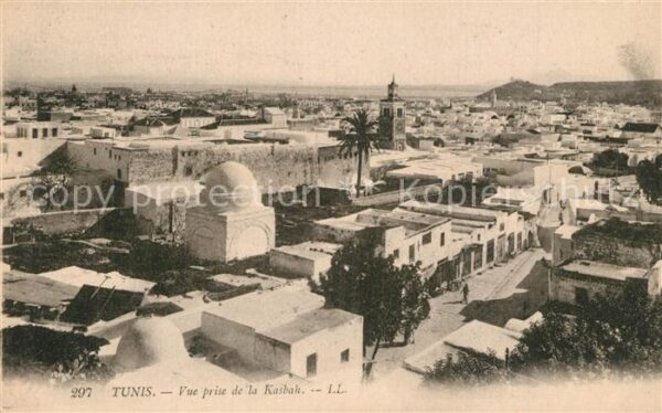 Tunis Vue prise de la Kasbah