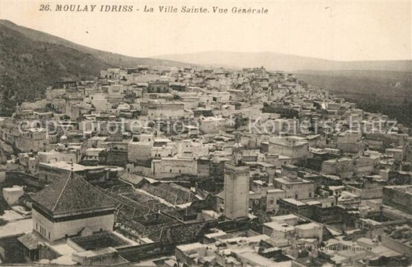 Moulay Idriss La Ville Sainte Vue generale