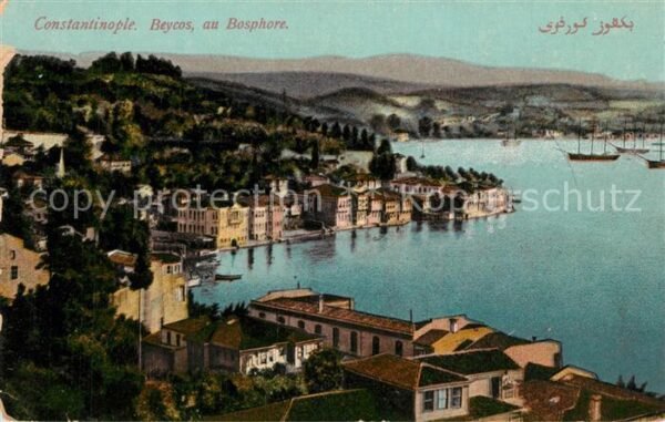 Constantinople Beycos au Bosphore