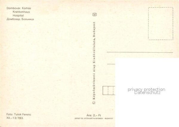 Dombovar Krankenhaus – Bild 2