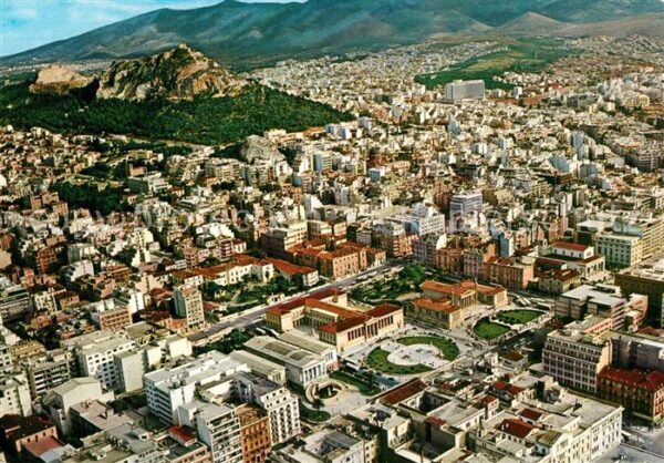 Athen Griechenland Fliegeraufnahme