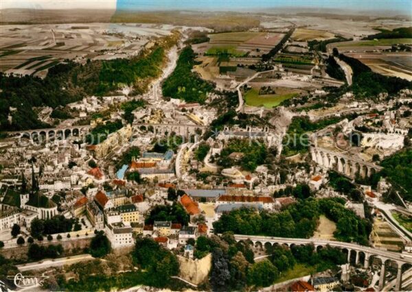 LUXEMBOURG  Luxemburg Vue panoramique aerienne