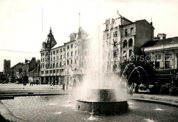 Debrecen Debrezin Hotel Arany Bika Fontäne