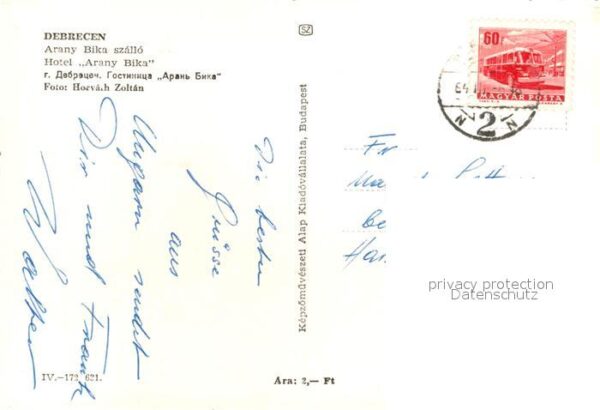 Debrecen Debrezin Hotel Arany Bika Fontäne – Bild 2