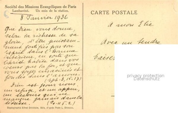 Lambarene Un coin de la station – Bild 2