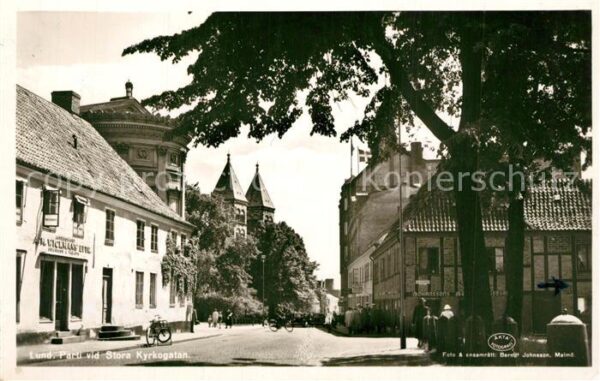 Lund Daenemark Parti vid Stora Kyrkogatan