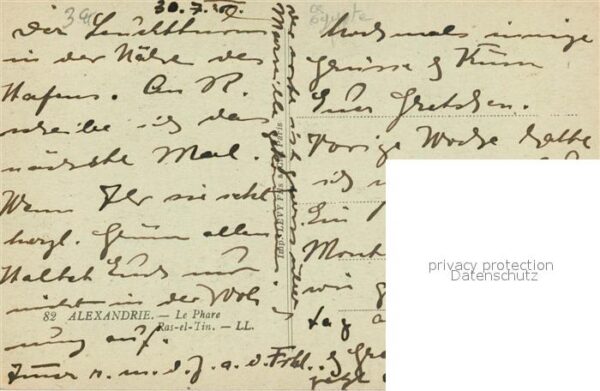 Alexandria Alexandrie Aegypten Ras el Tin Lighthouse – Bild 2