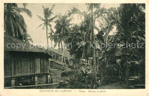 Saigon Traon Maison a pilotis Province de Cant