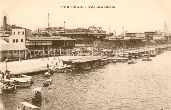 Port Said Vue des Quais