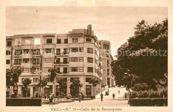 Vigo Galicia Espana Calle de la Reconquista