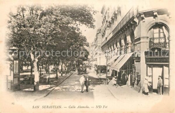 San Sebastian  Pais Vasco ES Calle Alameda