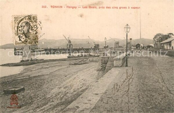 Tonkin Hongay Les Quais
