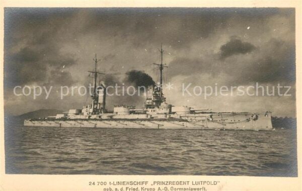 Marine T-Linienschiff Prinzregent Luitpold Ger