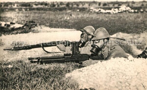 Militaria Frankreich Gasmaske
