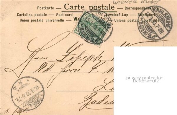 Verlag Wiener Kunst Nr. 217 Nixe – Bild 2