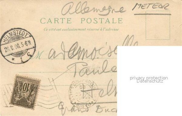 METEOR Hold to Light Nr. 640 Paris Place de la Concorde Litho – Bild 2