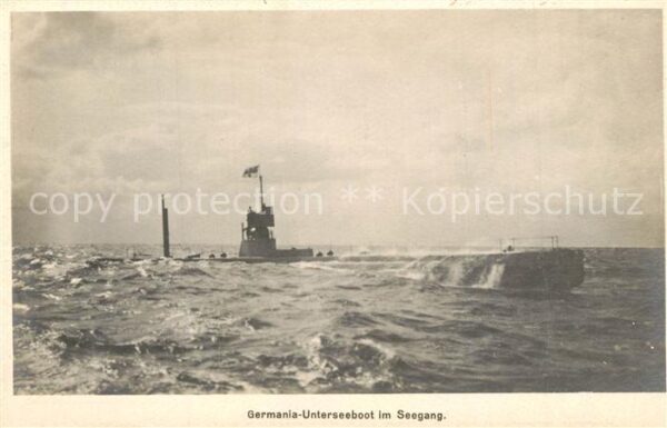 U-Boot Unterseeboot Submarine Sous-Marin Germania