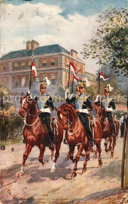 Verlag Tucks Oilette Nr. 9081 21st Lancers Cavalry Regiment Marl