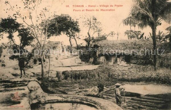 Hanoi Tonkin Village du Papier Fours Bassin d