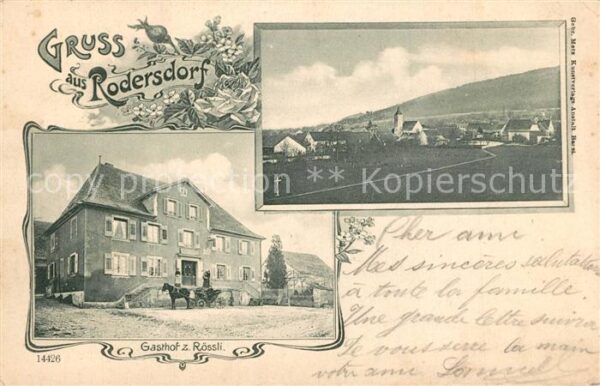 Rodersdorf Gasthof zum Rössli Kirche