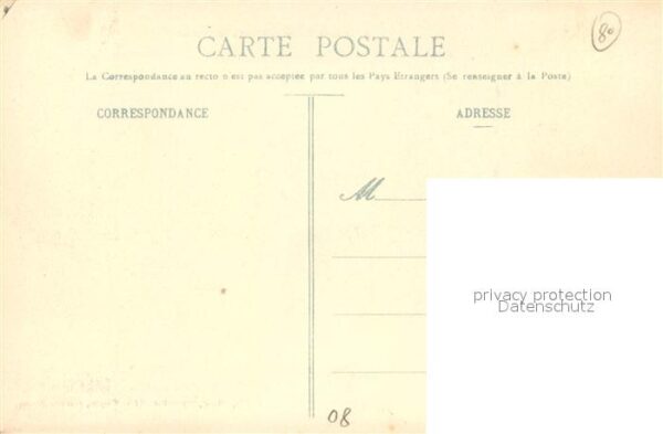 Warcq Ardennes Place de la Mairie pendant l'Inondation – Bild 2