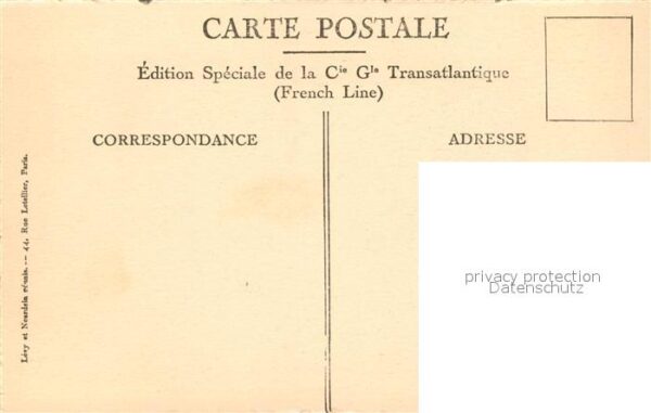 Dampfer Oceanliner S/S de Grasse Pont-Promenade – Bild 2