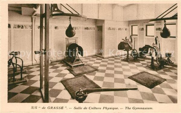Dampfer Oceanliner S/S de Grasse Salle de Culture Physique