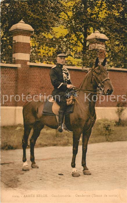 Militaria Belgien Gendarmerie Gendarme Tenue de Sortie