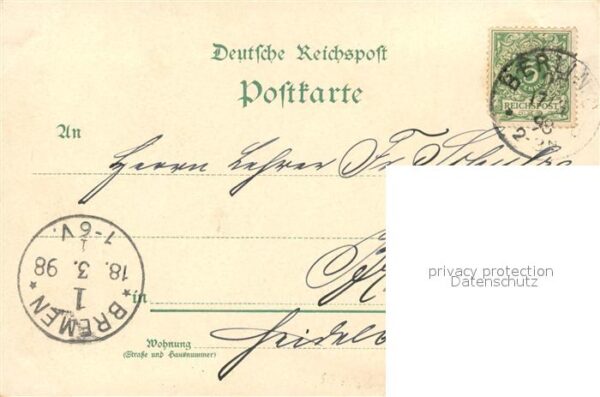 Verlag Hagelberg W. Nr. 36900 Berlin Schlossbr?cke Museum Litho – Bild 2