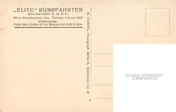 Autobus Omnibus Elite Rundfahrten Berlin Cafe Sch?n – Bild 2