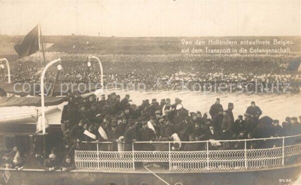 Militaria Kriegsgefangene WK1 Holland Belgien