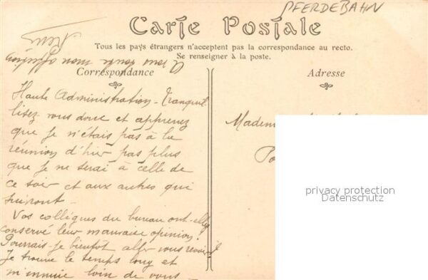 Pferdebahn Paris Parvis Notre-Dame Hotel Dieu – Bild 2
