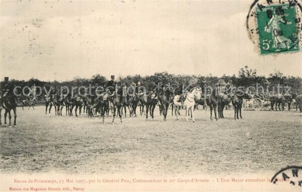 Militaria Frankreich Revue de Printemps 1907 General Pau